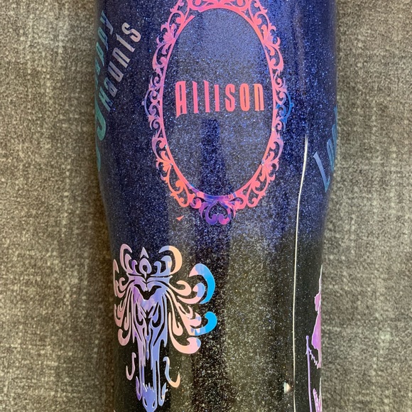 24 ounce custom created glitter  tumbler - Picture 6 of 6